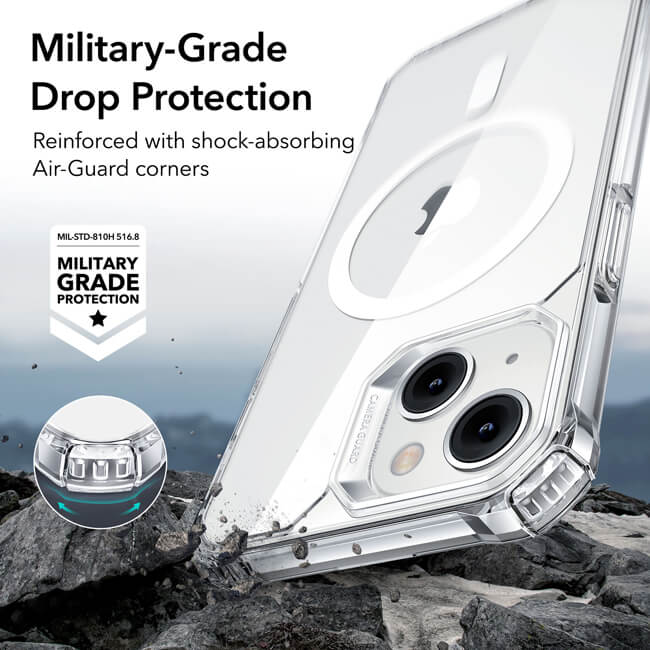 ESR iPhone 14/13 Air Armor HaloLock MagSafe Clear ΘΗΚΕΣ ESR ESR iPhone 14/13 Air Armor HaloLock MagSafe Clear - Image 5