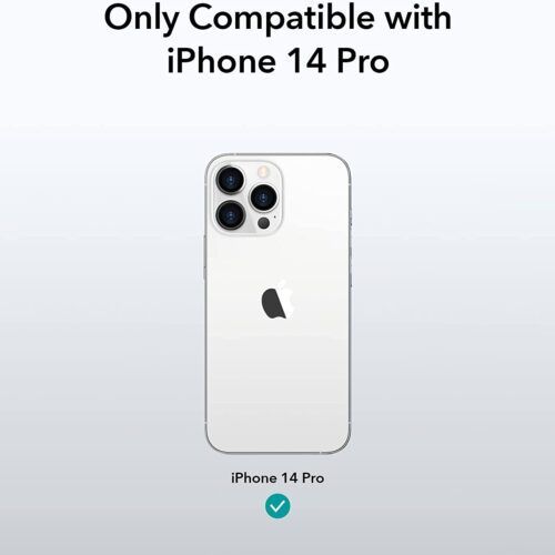 Alternative view of ESR iPhone 14 Pro Krystec HaloLock MagSafe Clear Case