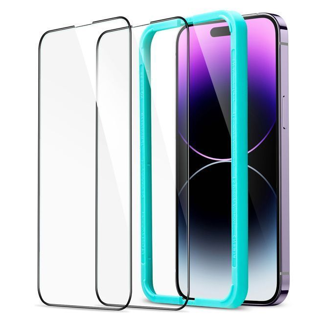 ESR Armorite™ Ultra-Tough Tempered Glass iPhone 14 Pro (2-Pack With Easy Installation Frame) ΠΡΟΣΤΑΣΙΑ ΟΘΟΝΗΣ ESR ESR Armorite™ Ultra-Tough Tempered Glass iPhone 14 Pro (2-Pack With Easy Installation Frame)