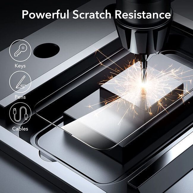 ESR Armorite™ Ultra-Tough Tempered Glass iPhone 14 Pro (2-Pack With Easy Installation Frame) ΠΡΟΣΤΑΣΙΑ ΟΘΟΝΗΣ ESR ESR Armorite™ Ultra-Tough Tempered Glass iPhone 14 Pro (2-Pack With Easy Installation Frame) - Image 3