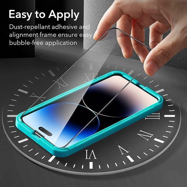 ESR Armorite™ Ultra-Tough Tempered Glass iPhone 14 Pro (2-Pack With Easy Installation Frame) ΠΡΟΣΤΑΣΙΑ ΟΘΟΝΗΣ ESR ESR Armorite™ Ultra-Tough Tempered Glass iPhone 14 Pro (2-Pack With Easy Installation Frame) - Image 4