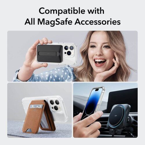 Alternative view of ESR iPhone 14 Pro Max Classic Hybrid HaloLock MagSafe Clear