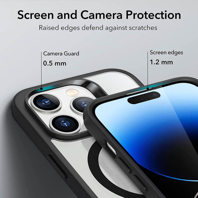 ESR iPhone 14 Pro Classic Hybrid HaloLock MagSafe Clear Black ΘΗΚΕΣ ESR ESR iPhone 14 Pro Classic Hybrid HaloLock MagSafe Clear Black - Image 2