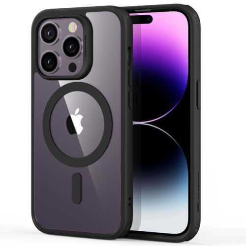 ESR iPhone 14 Pro Classic Hybrid HaloLock MagSafe Clear Black ΘΗΚΕΣ ESR ESR iPhone 14 Pro Classic Hybrid HaloLock MagSafe Clear Black