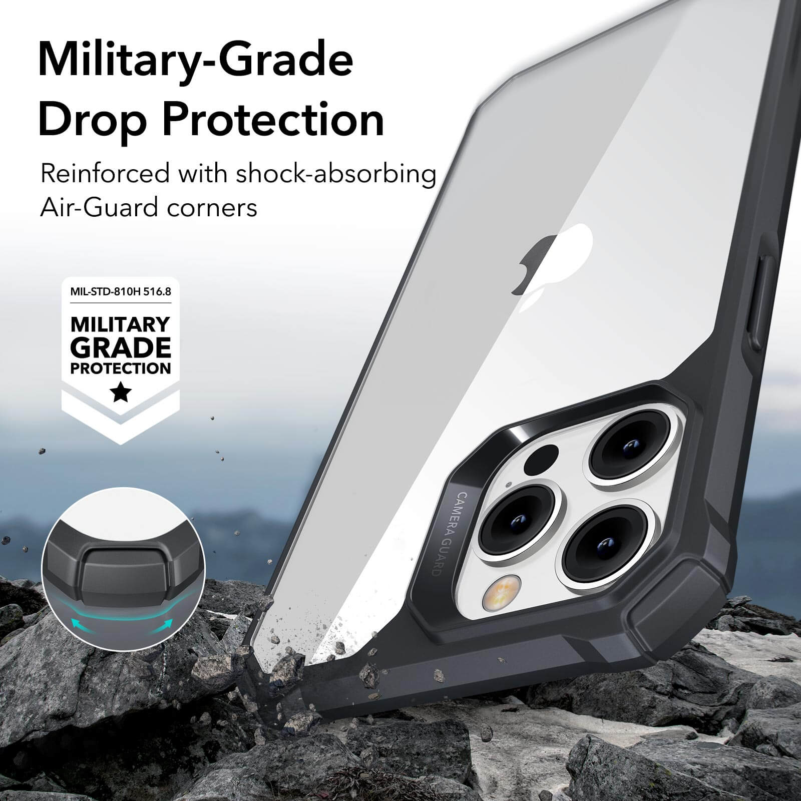 ESR iPhone 14 Pro Air Armor Clear Black STOCK OFFERS ESR ESR iPhone 14 Pro Air Armor Clear Black - Image 5