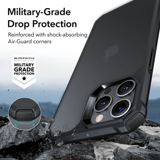 Θήκη ESR Air Armor Frosted Black iPhone 15 Pro ΘΗΚΕΣ ESR Θήκη ESR Air Armor Frosted Black iPhone 15 Pro - Image 3