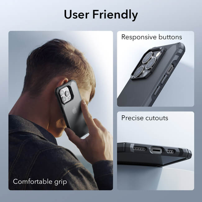 Θήκη ESR Air Armor Frosted Black iPhone 15 Pro ΘΗΚΕΣ ESR Θήκη ESR Air Armor Frosted Black iPhone 15 Pro - Image 5