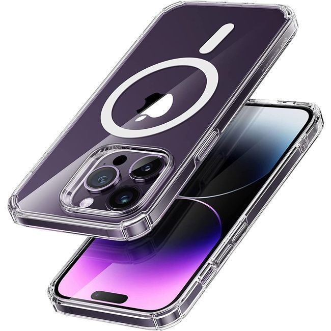 ESR iPhone 14 Pro Max Krystec HaloLock MagSafe Clear Case ΘΗΚΕΣ ESR ESR iPhone 14 Pro Max Krystec HaloLock MagSafe Clear Case