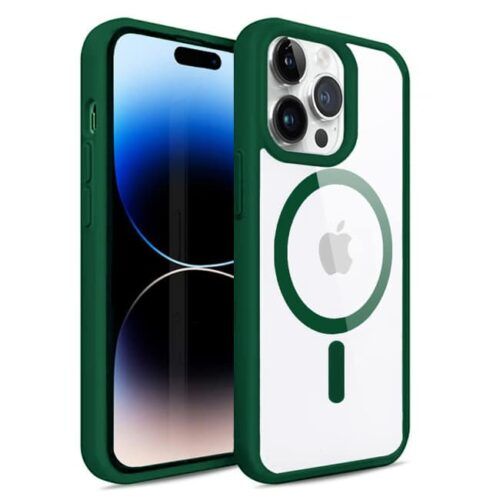 OEM iPhone 14 Pro MagSafe Case Clear Cyprus Green STOCK OFFERS OEM OEM iPhone 14 Pro MagSafe Case Clear Cyprus Green
