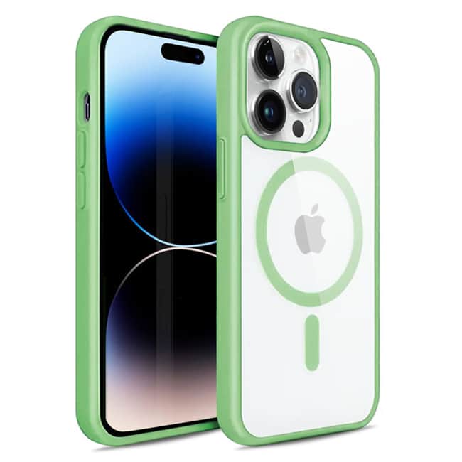 OEM iPhone 14 Pro MagSafe Case Clear Spring Green STOCK OFFERS OEM OEM iPhone 14 Pro MagSafe Case Clear Spring Green
