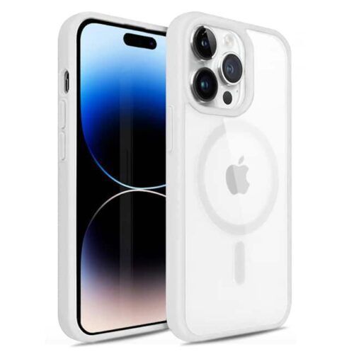 OEM iPhone 14 Pro MagSafe Case Clear White ΘΗΚΕΣ OEM OEM iPhone 14 Pro MagSafe Case Clear White