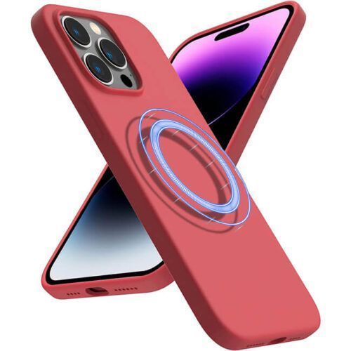 Alternative view of Θήκη Orso Cloud Magsafe Coral iPhone 14 Pro Max