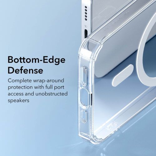 Alternative view of ESR iPhone 14 Plus Krystec HaloLock MagSafe Clear Case