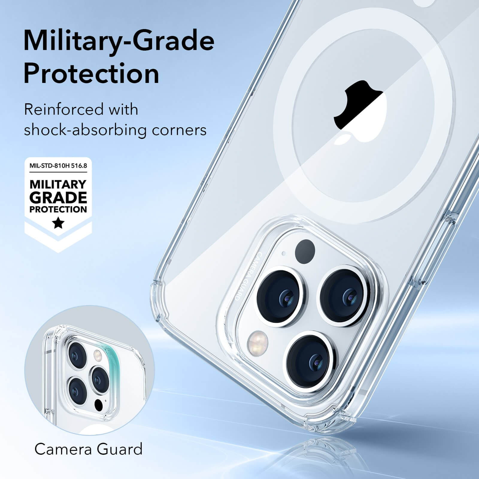 ESR iPhone 14 Pro Max Krystec HaloLock MagSafe Clear Case ΘΗΚΕΣ ESR ESR iPhone 14 Pro Max Krystec HaloLock MagSafe Clear Case - Image 3