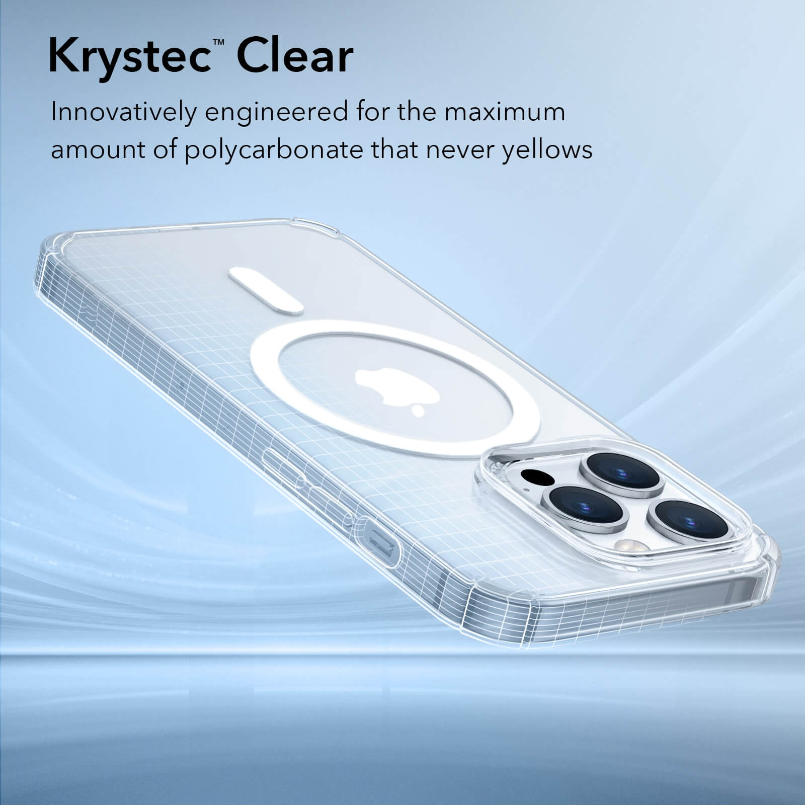 ESR iPhone 14 Pro Max Krystec HaloLock MagSafe Clear Case ΘΗΚΕΣ ESR ESR iPhone 14 Pro Max Krystec HaloLock MagSafe Clear Case - Image 6