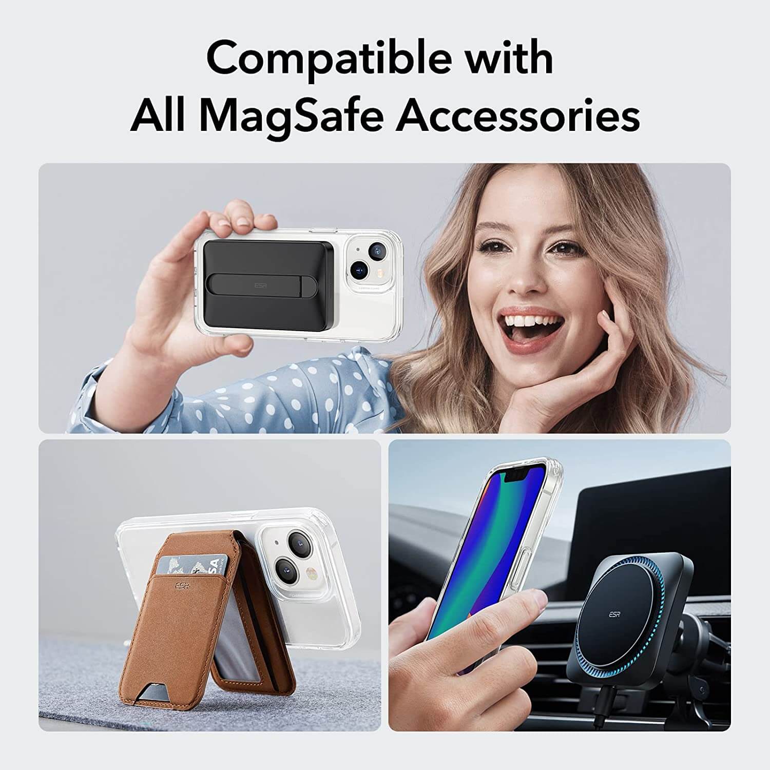 ESR iPhone 14 Plus Classic Hybrid HaloLock MagSafe Clear ΘΗΚΕΣ ESR ESR iPhone 14 Plus Classic Hybrid HaloLock MagSafe Clear - Image 5