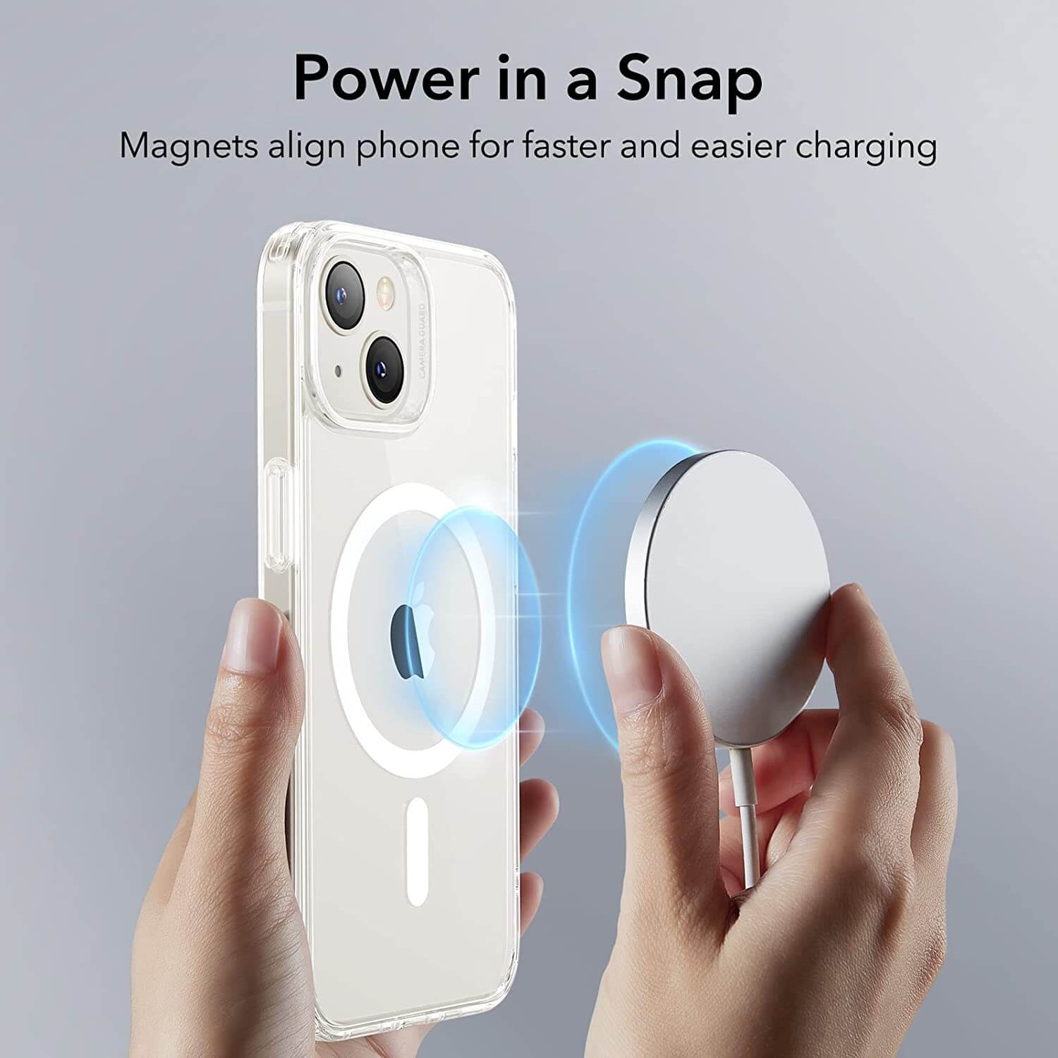 ESR iPhone 14 Plus Classic Hybrid HaloLock MagSafe Clear ΘΗΚΕΣ ESR ESR iPhone 14 Plus Classic Hybrid HaloLock MagSafe Clear - Image 6