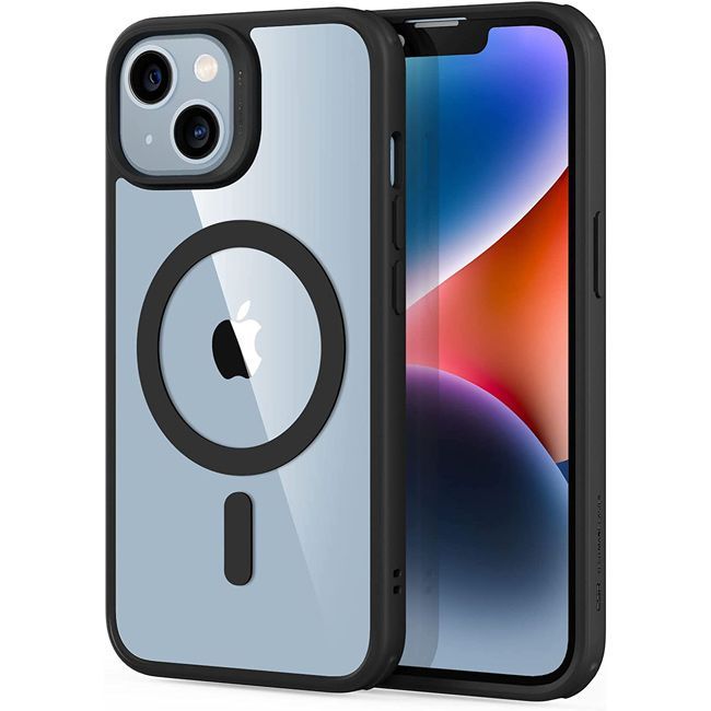 ESR iPhone 14 Plus Classic Hybrid HaloLock MagSafe Clear Black ΘΗΚΕΣ ESR ESR iPhone 14 Plus Classic Hybrid HaloLock MagSafe Clear Black