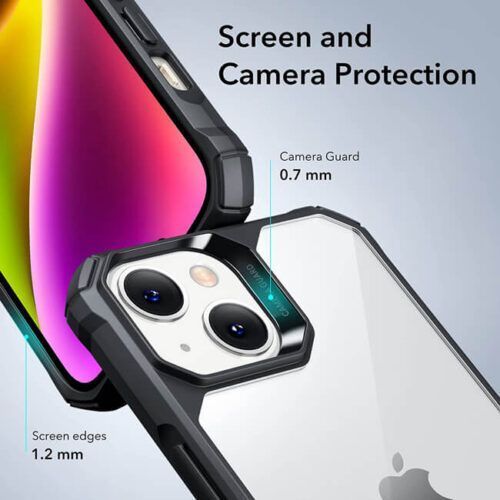 Alternative view of ESR iPhone 14 Plus Air Armor Clear Black