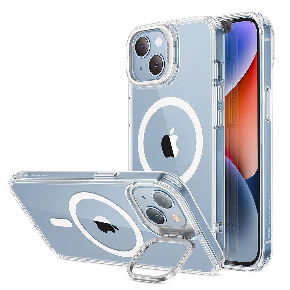 ESR iPhone 14 Plus Classic Kickstand HaloLock MagSafe Clear ΘΗΚΕΣ ESR ESR iPhone 14 Plus Classic Kickstand HaloLock MagSafe Clear