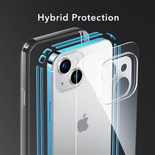 Alternative view of ESR iPhone 14 Plus Ice Shield Clear