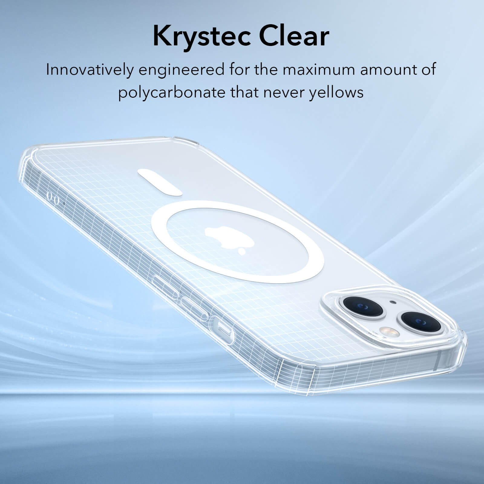 ESR iPhone 14 Plus Krystec HaloLock MagSafe Clear Case ΘΗΚΕΣ ESR ESR iPhone 14 Plus Krystec HaloLock MagSafe Clear Case - Image 5