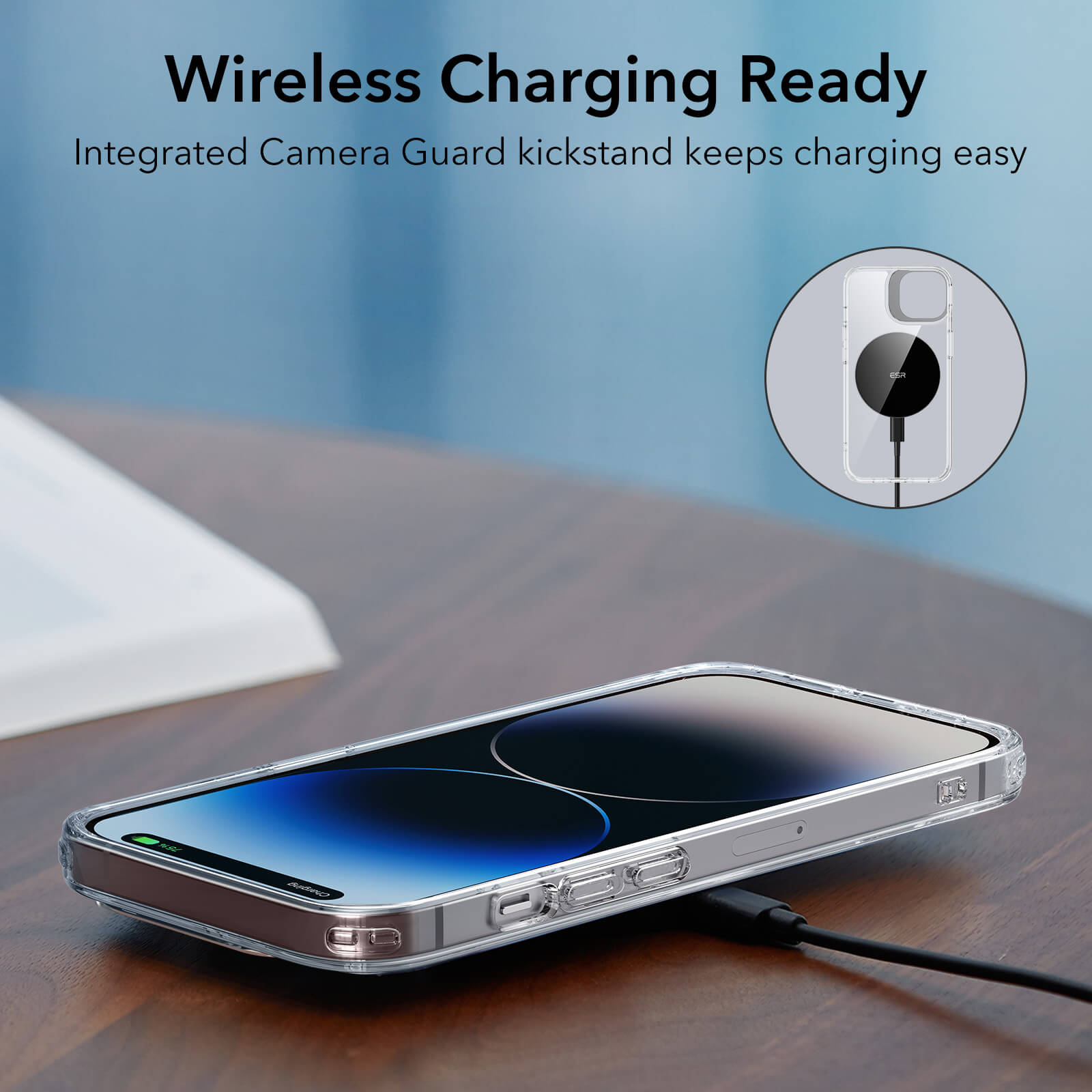 ESR iPhone 14 Pro Classic Kickstand Clear STOCK OFFERS ESR ESR iPhone 14 Pro Classic Kickstand Clear - Image 4