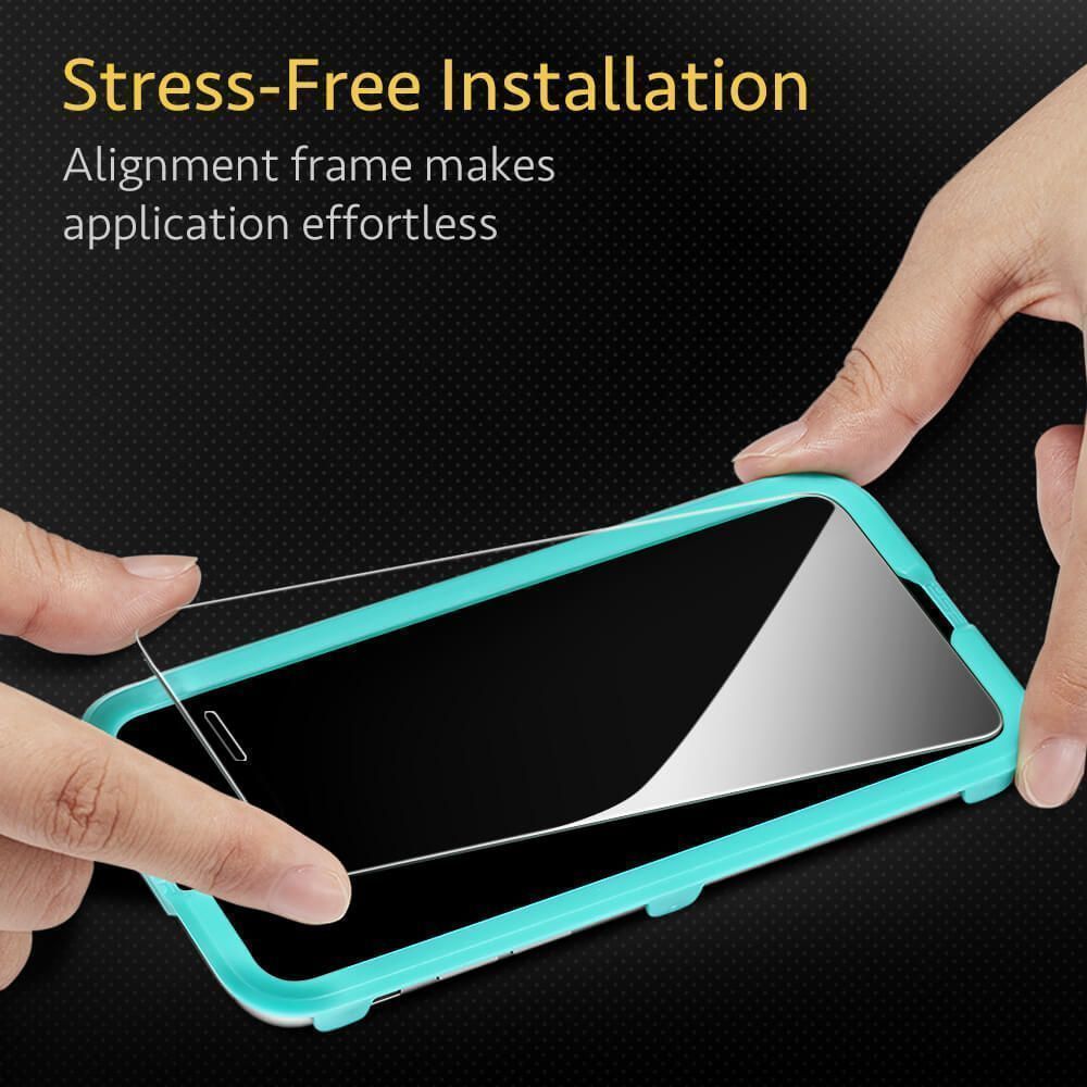 (2-Pack) ESR Premium Quality Tempered Glass iPhone 11 Pro Max/Xs Max (With Easy Installation Frame) ΠΡΟΣΤΑΣΙΑ ΟΘΟΝΗΣ ESR (2-Pack) ESR Premium Quality Tempered Glass iPhone 11 Pro Max/Xs Max (With Easy Installation Frame) - Image 3