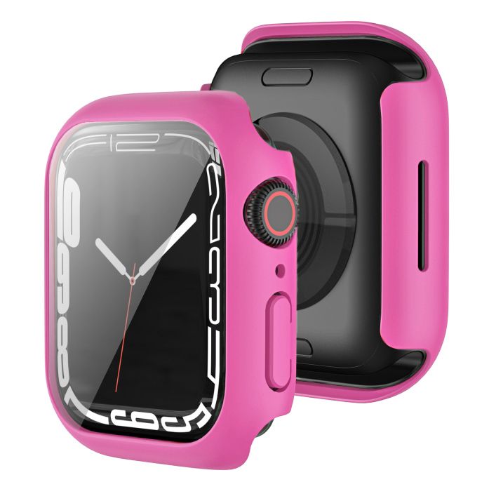 2-in-1 Hard Frame Fuchsia + Tempered Glass Apple Watch 40mm APPLE WATCH Orso 2-in-1 Hard Frame Fuchsia + Tempered Glass Apple Watch 40mm