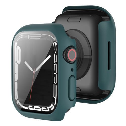 2-in-1 Hard Frame Green + Tempered Glass Apple Watch 41mm APPLE WATCH OEM 2-in-1 Hard Frame Green + Tempered Glass Apple Watch 41mm