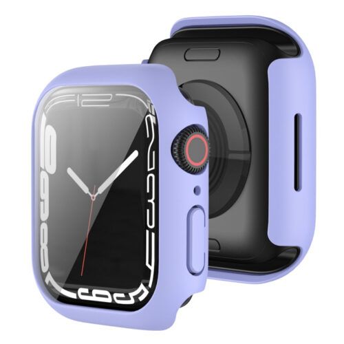 2-in-1 Hard Frame Violet + Tempered Glass Apple Watch 41mm APPLE WATCH OEM 2-in-1 Hard Frame Violet + Tempered Glass Apple Watch 41mm