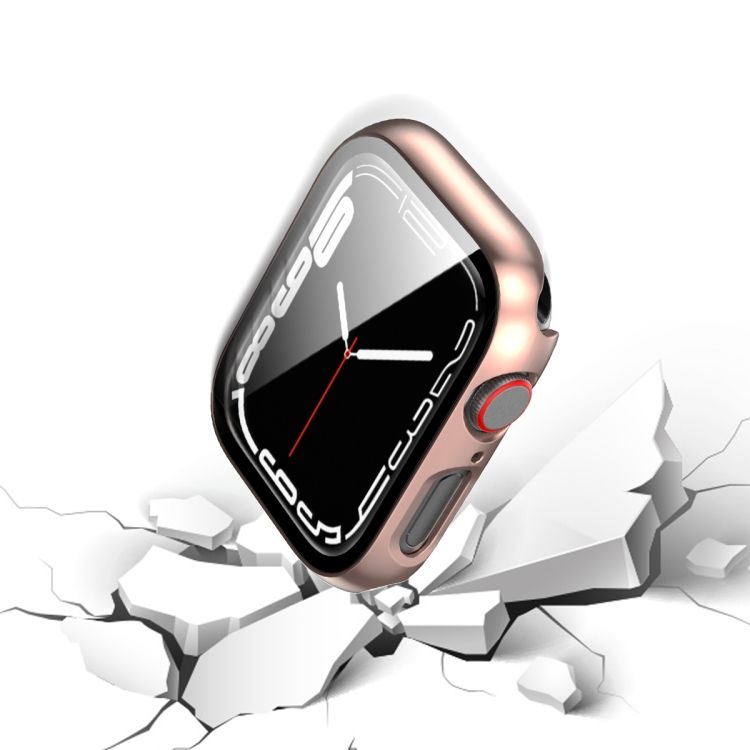 2-in-1 Hard Frame Rose Gold + Tempered Glass Apple Watch 45mm APPLE WATCH OEM 2-in-1 Hard Frame Rose Gold + Tempered Glass Apple Watch 45mm - Image 2
