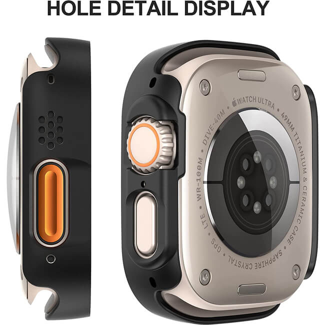 2-in-1 Hard Frame Titanium + Tempered Glass Apple Watch 49mm APPLE WATCH OEM 2-in-1 Hard Frame Titanium + Tempered Glass Apple Watch 49mm - Image 3