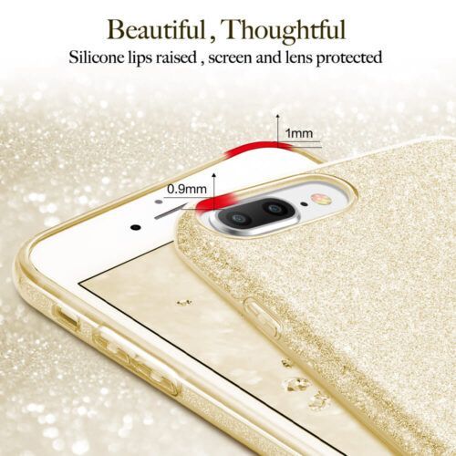 Alternative view of ESR iPhone 7 Plus/8 Plus Make Up Series Champagne Gold