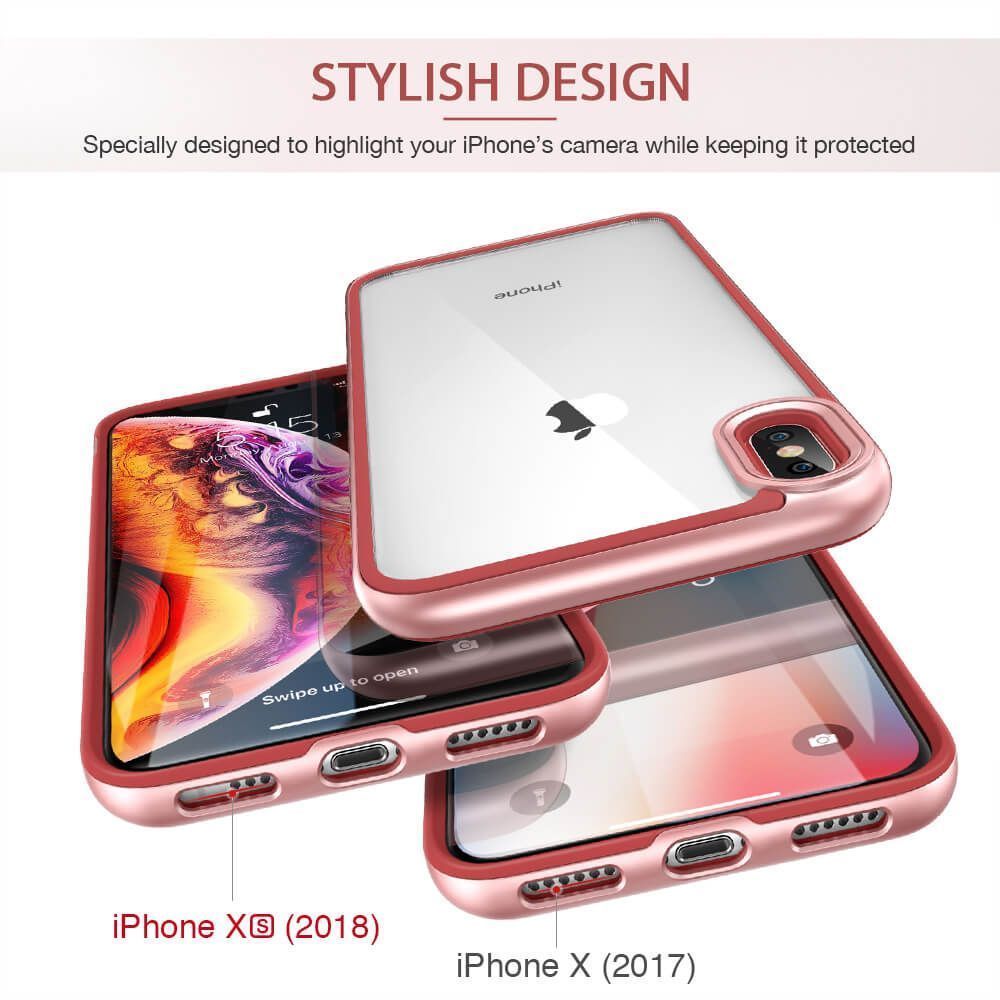 ESR iPhone X/Xs Heavy Duty Armor Rose Gold STOCK OFFERS ESR ESR iPhone X/Xs Heavy Duty Armor Rose Gold - Image 9