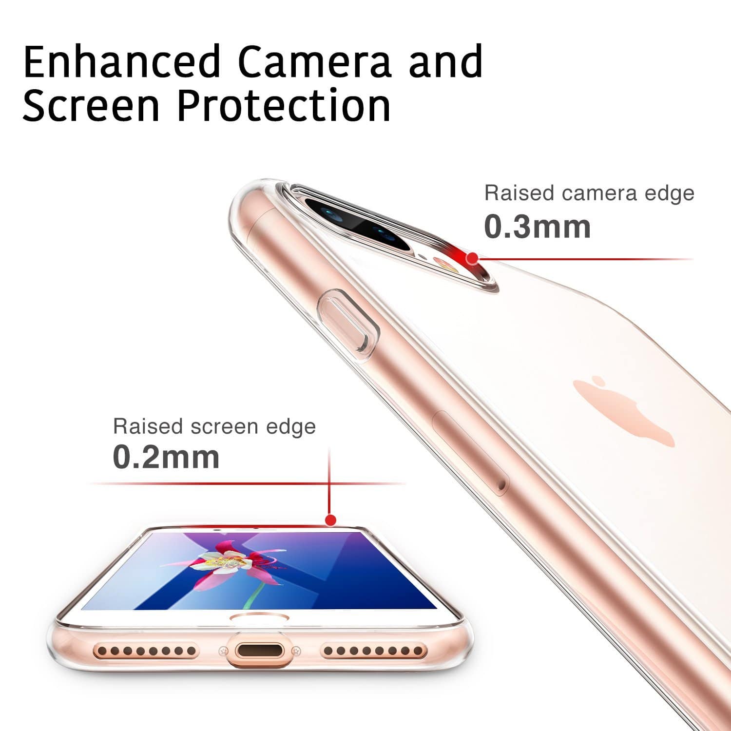 ESR iPhone 7 Plus/8 Plus Essential Zero Clear (4894240061138) ΘΗΚΕΣ ESR ESR iPhone 7 Plus/8 Plus Essential Zero Clear (4894240061138) - Image 3