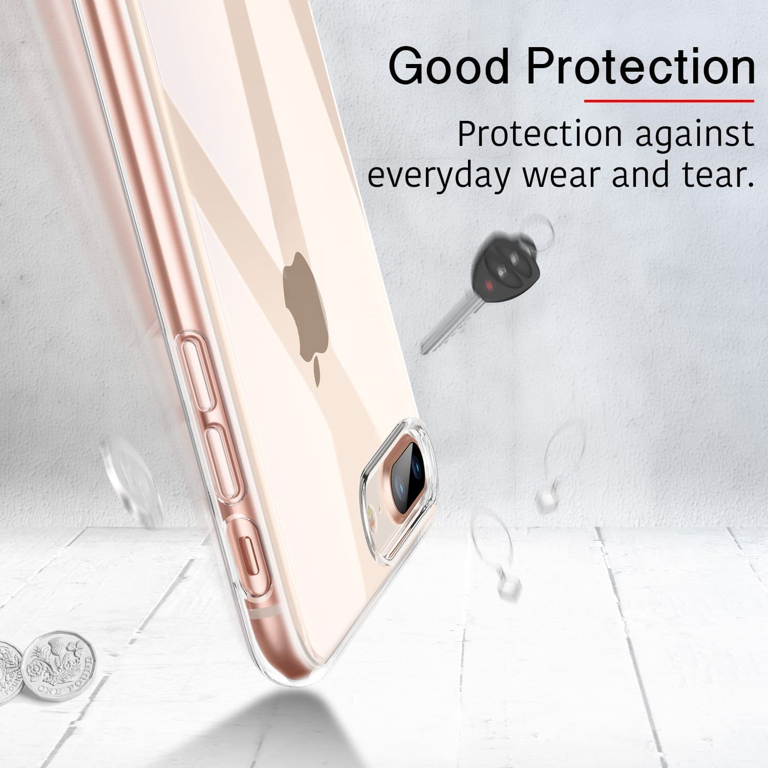 ESR iPhone 7 Plus/8 Plus Essential Zero Clear (4894240061138) ΘΗΚΕΣ ESR ESR iPhone 7 Plus/8 Plus Essential Zero Clear (4894240061138) - Image 2