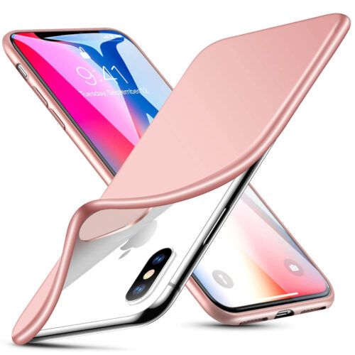 ESR iPhone X/Xs Slim Fit Matte Case Rose Gold (4894240061633) STOCK OFFERS ESR ESR iPhone X/Xs Slim Fit Matte Case Rose Gold (4894240061633)