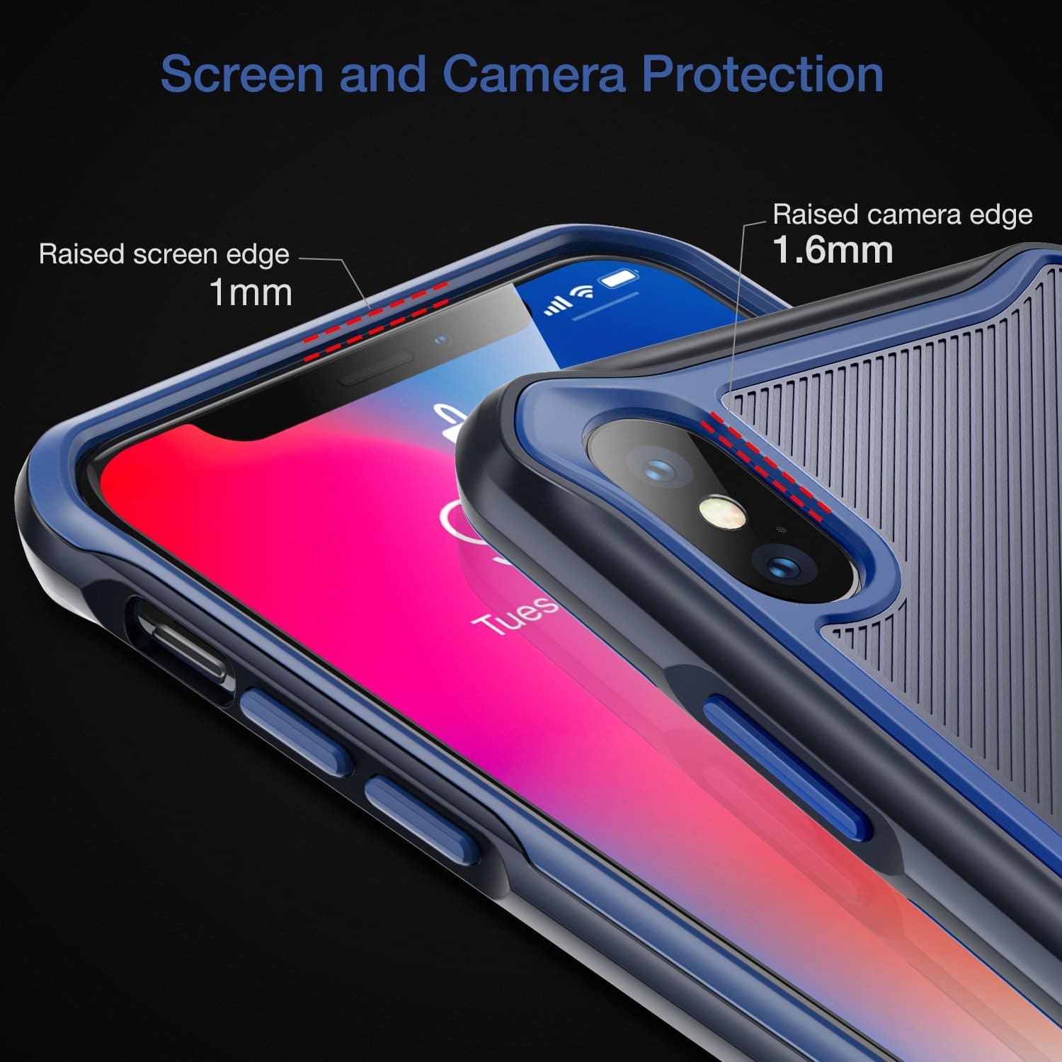 ESR iPhone X/Xs Glacier Series Blue (B0787543CL) STOCK OFFERS ESR ESR iPhone X/Xs Glacier Series Blue (B0787543CL) - Image 5