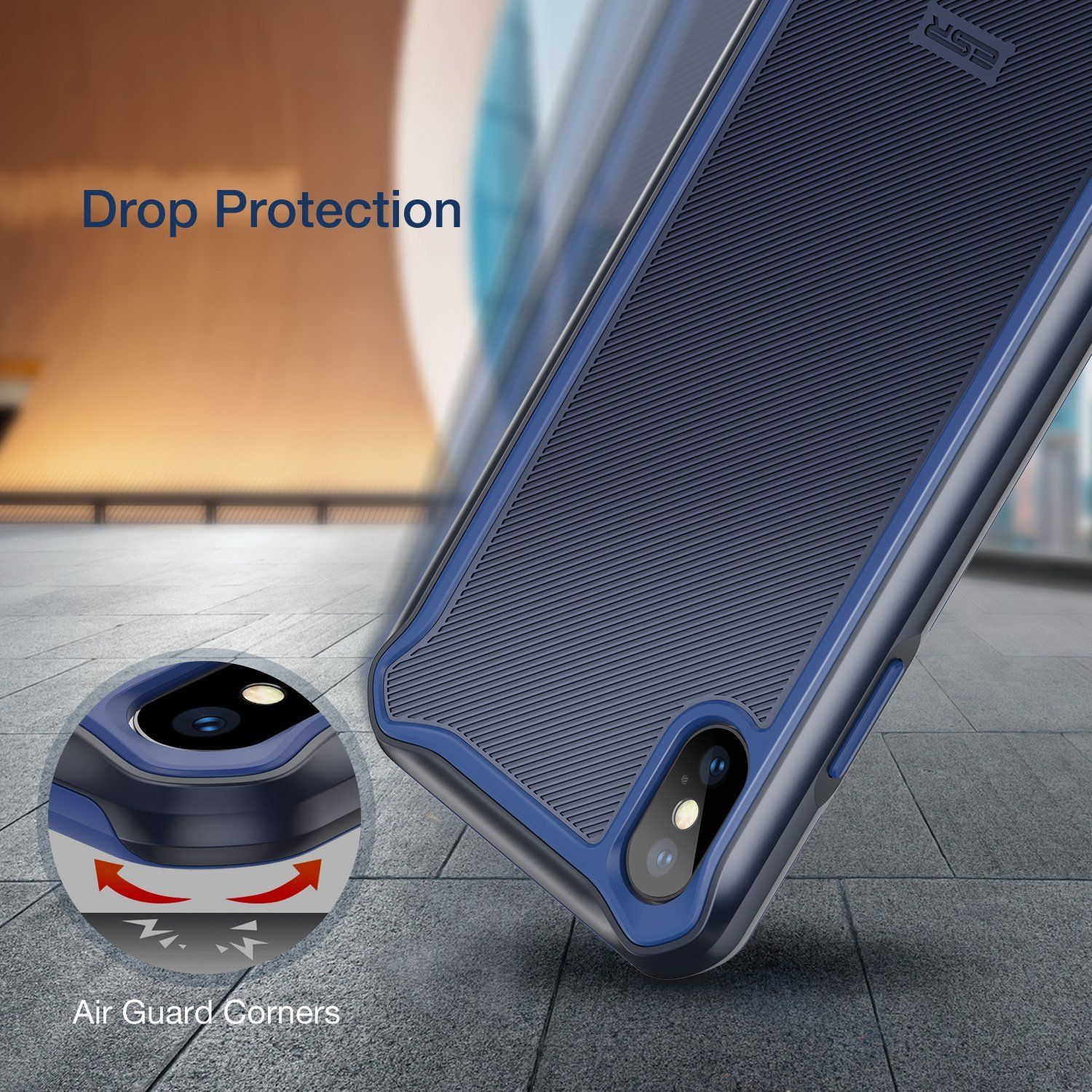 ESR iPhone X/Xs Glacier Series Blue (B0787543CL) STOCK OFFERS ESR ESR iPhone X/Xs Glacier Series Blue (B0787543CL) - Image 4