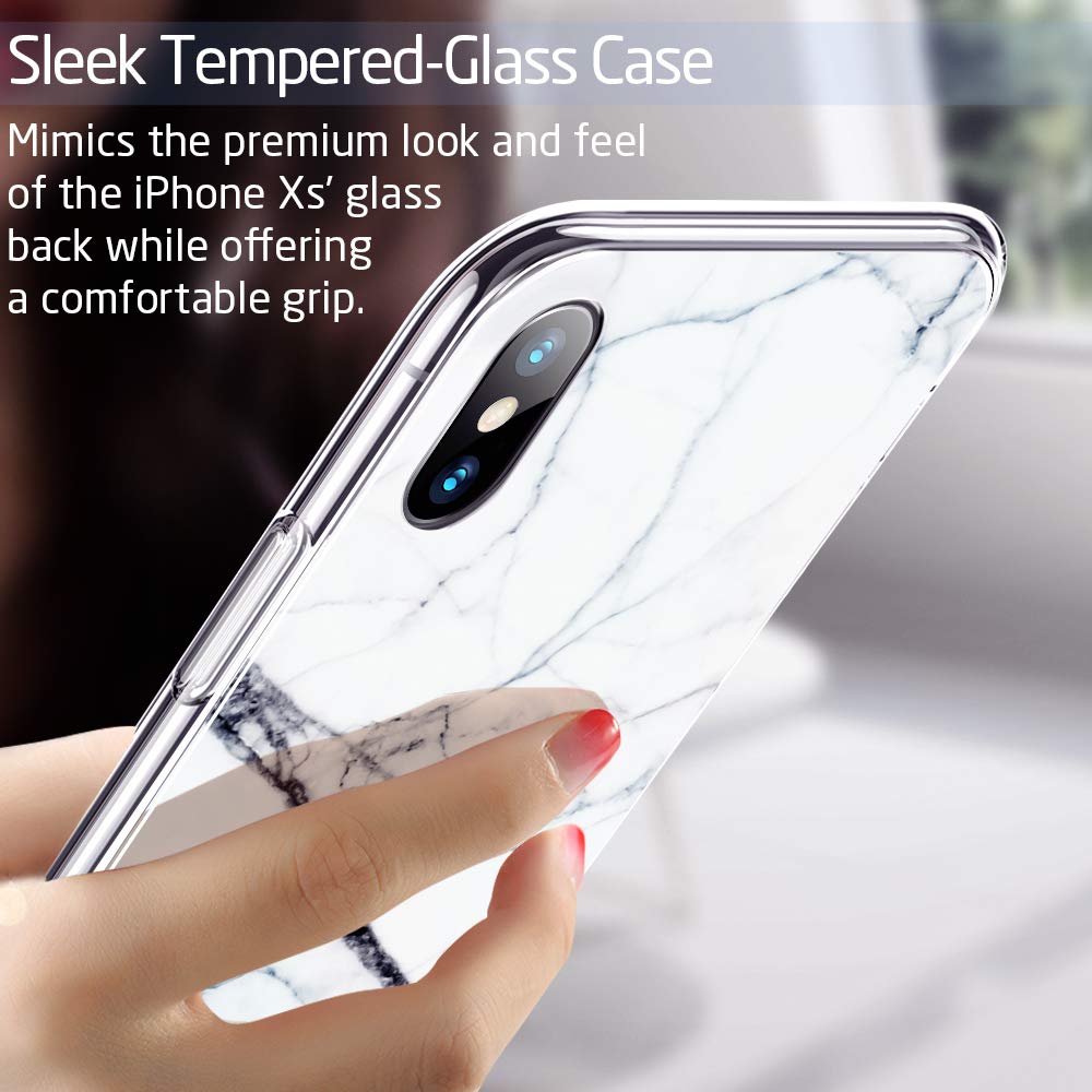 ESR iPhone X/Xs Mimic Marble White Sierra (4894240063545) STOCK OFFERS ESR ESR iPhone X/Xs Mimic Marble White Sierra (4894240063545) - Image 6