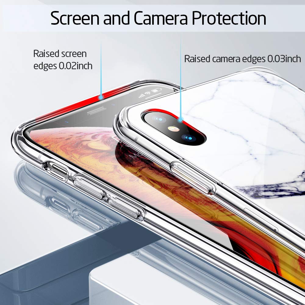 ESR iPhone X/Xs Mimic Marble White Sierra (4894240063545) STOCK OFFERS ESR ESR iPhone X/Xs Mimic Marble White Sierra (4894240063545) - Image 5