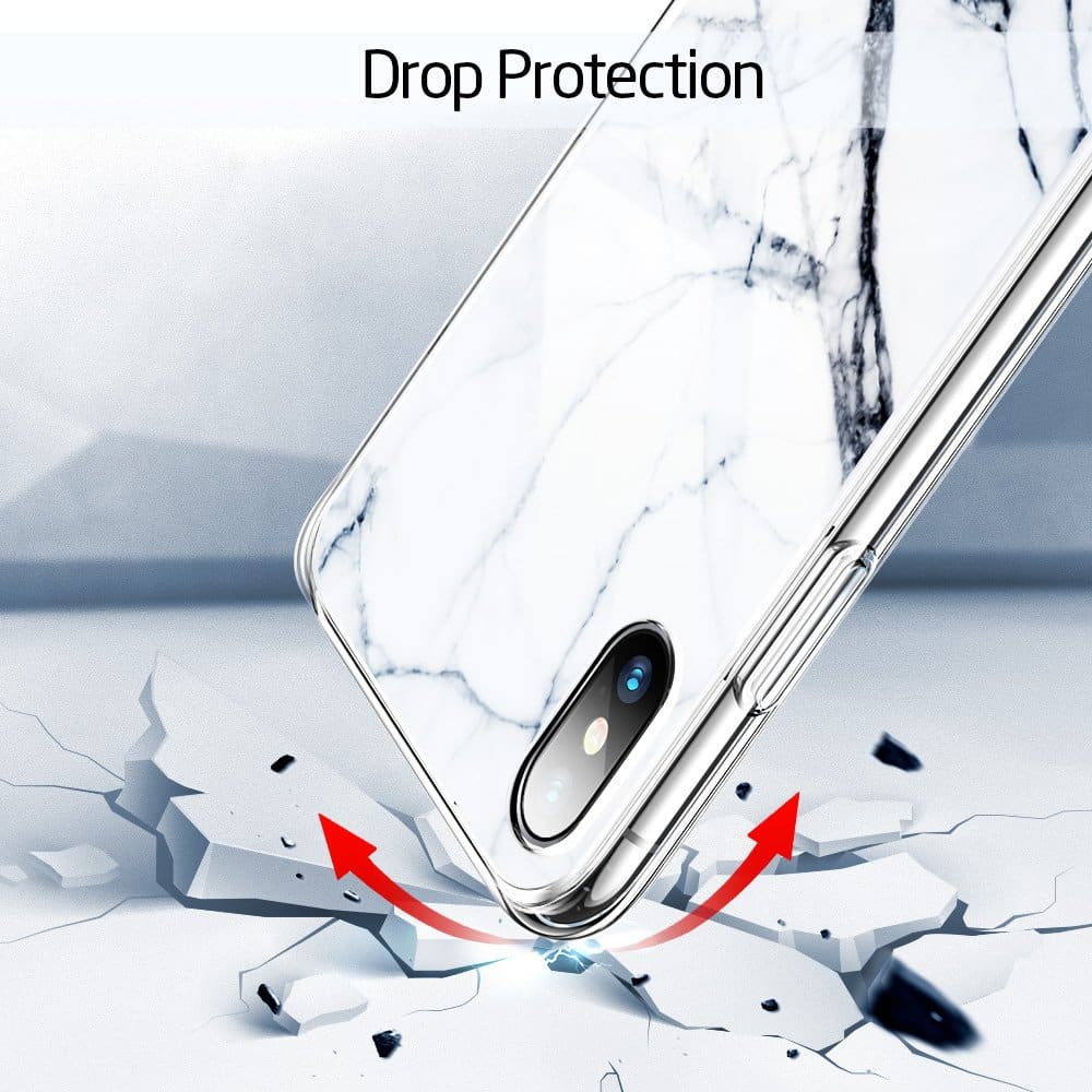 ESR iPhone X/Xs Mimic Marble White Sierra (4894240063545) STOCK OFFERS ESR ESR iPhone X/Xs Mimic Marble White Sierra (4894240063545) - Image 4
