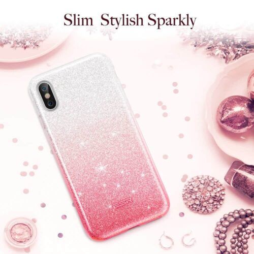 Alternative view of ESR iPhone Xs Max Make Up Series Ombra Pink