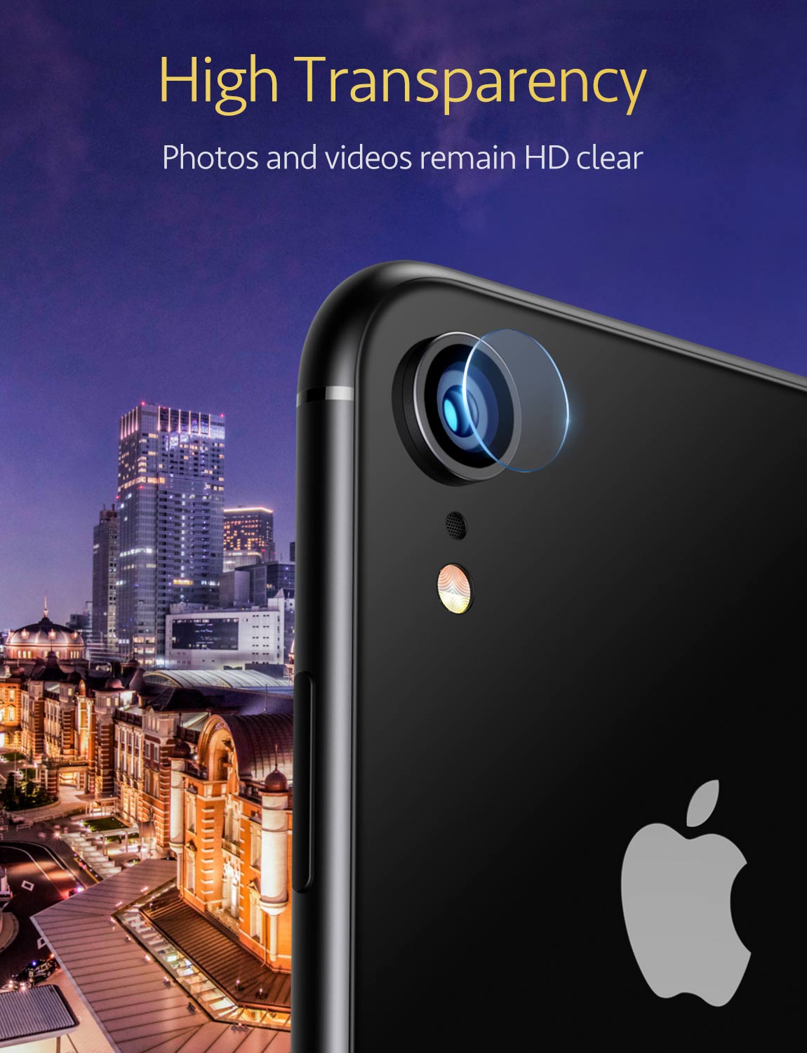 ESR Tempered Glass 9H Camera Lens iPhone XR (2-Pack) ΠΡΟΣΤΑΣΙΑ ΟΘΟΝΗΣ ESR ESR Tempered Glass 9H Camera Lens iPhone XR (2-Pack) - Image 5