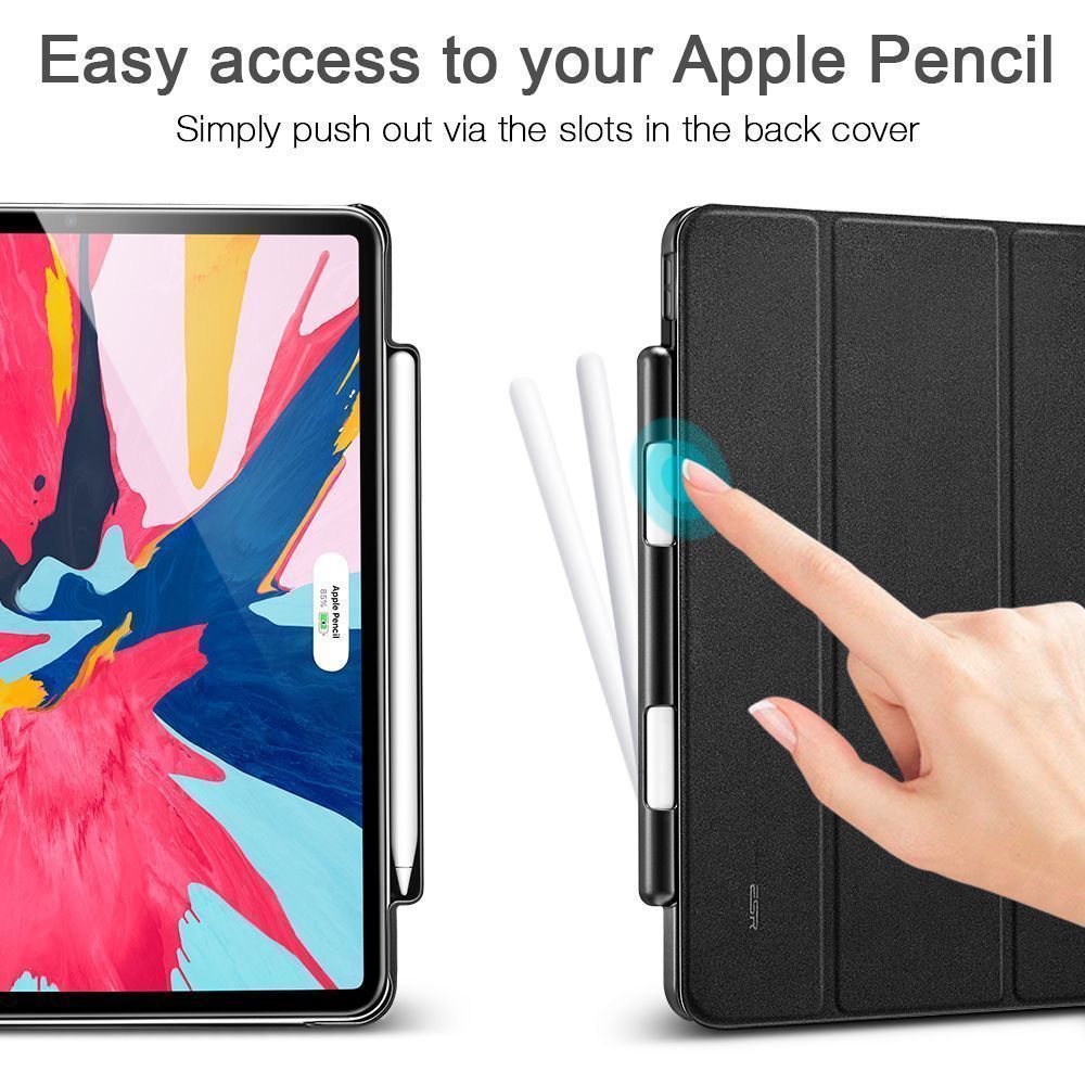 ESR Yippee Pencil Series Black iPad Pro 12,9 2018 (Apple Pencil Charging Compatible) ΘΗΚΕΣ ESR ESR Yippee Pencil Series Black iPad Pro 12,9 2018 (Apple Pencil Charging Compatible) - Image 7