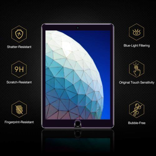 Alternative view of (2-Pack) ESR Premium Quality Tempered Glass iPad 10.2 2019/2020/ iPad Air 2019 (With Easy Installation Frame)