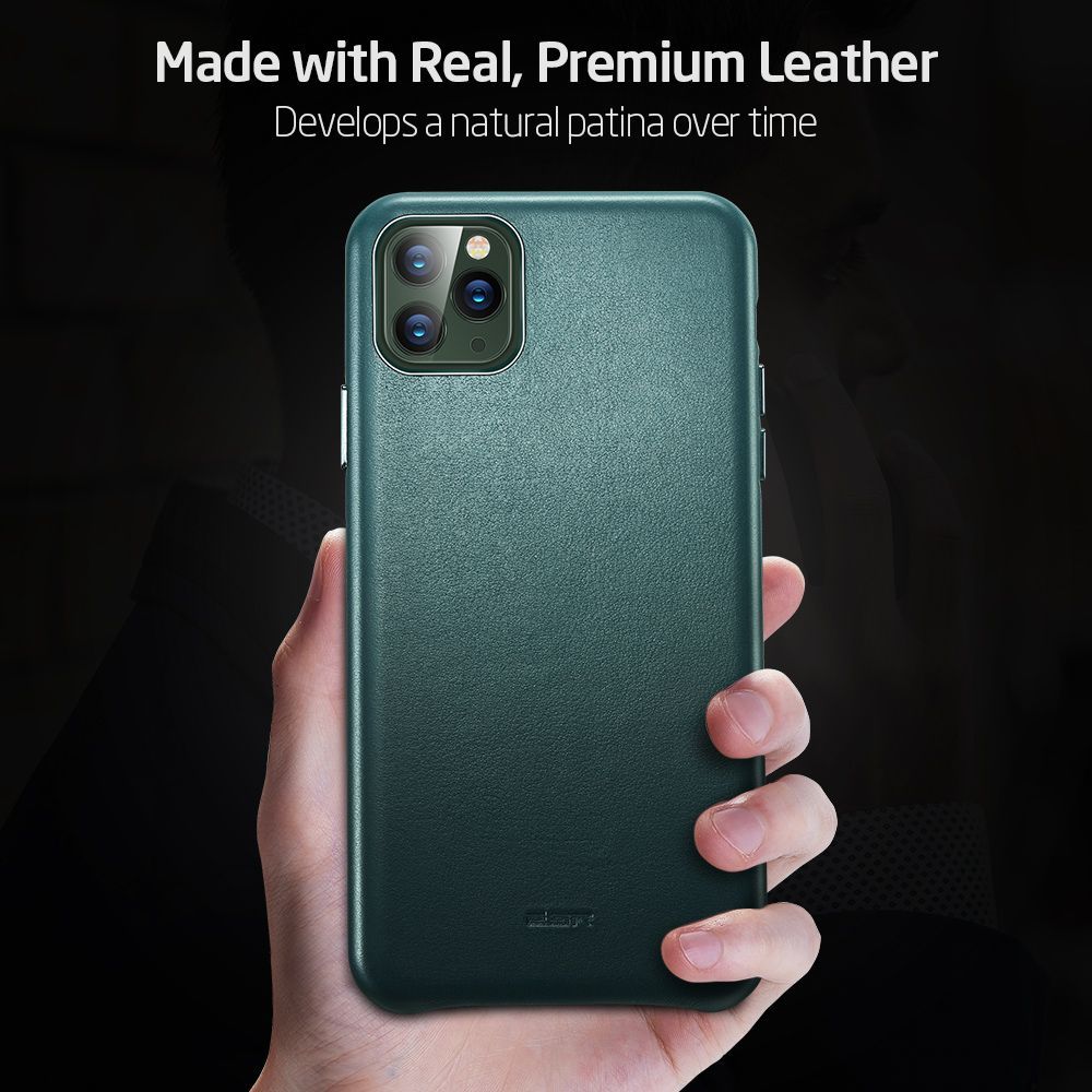 ESR iPhone 11 Pro Oxford Leather Pine Green (4894240091661) ΘΗΚΕΣ ESR ESR iPhone 11 Pro Oxford Leather Pine Green (4894240091661) - Image 8