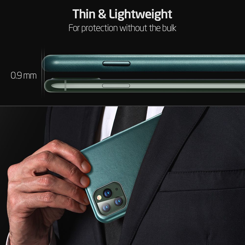 ESR iPhone 11 Pro Oxford Leather Pine Green (4894240091661) ΘΗΚΕΣ ESR ESR iPhone 11 Pro Oxford Leather Pine Green (4894240091661) - Image 10