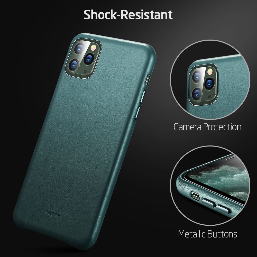ESR iPhone 11 Pro Oxford Leather Pine Green (4894240091661) ΘΗΚΕΣ ESR ESR iPhone 11 Pro Oxford Leather Pine Green (4894240091661) - Image 5